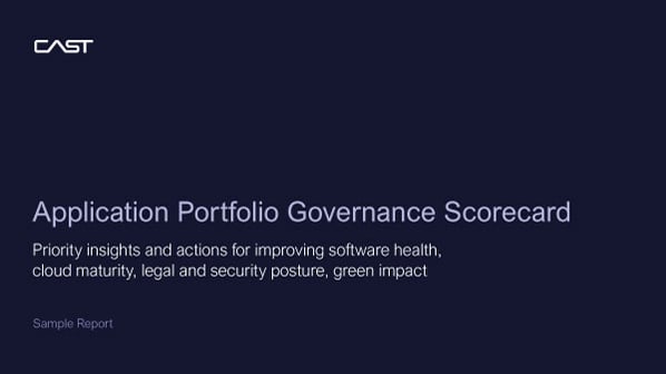 Portfolio Assessment For Cloud Readiness