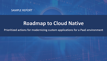 Der Weg zur Cloud Native - Beispielbericht