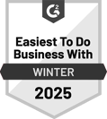 CAST Highlight is a leader on G2 on easisest to do business with
