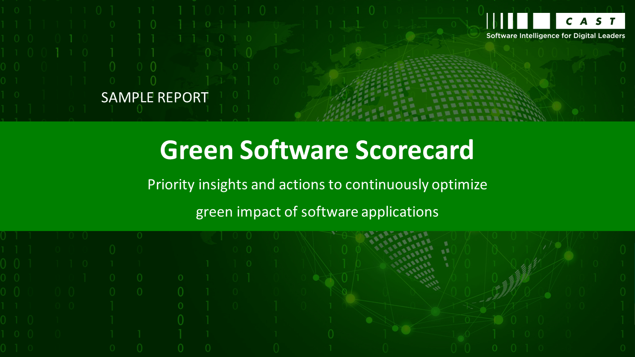 Grüne Software Scorecard - Musterbericht